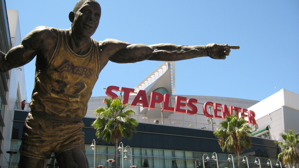 Staples Center - Magic Johnson