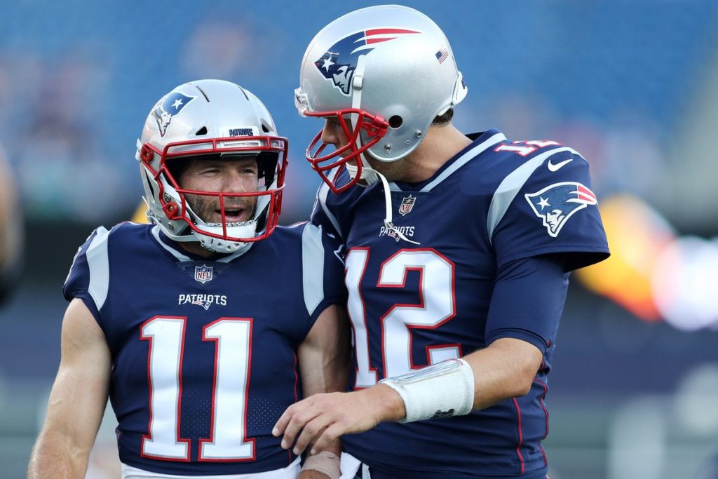 Julian Edelman Tom Brady