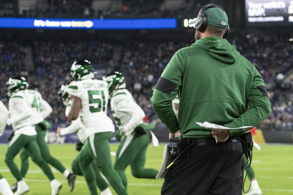 Adam Gase on NFL sideline