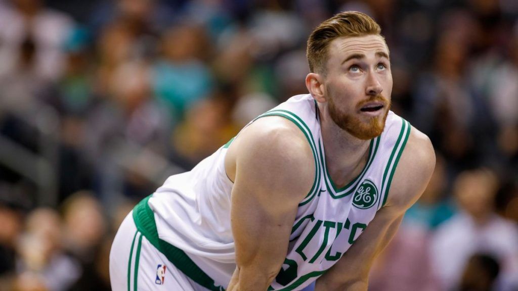 Gordon Hayward on basketball court