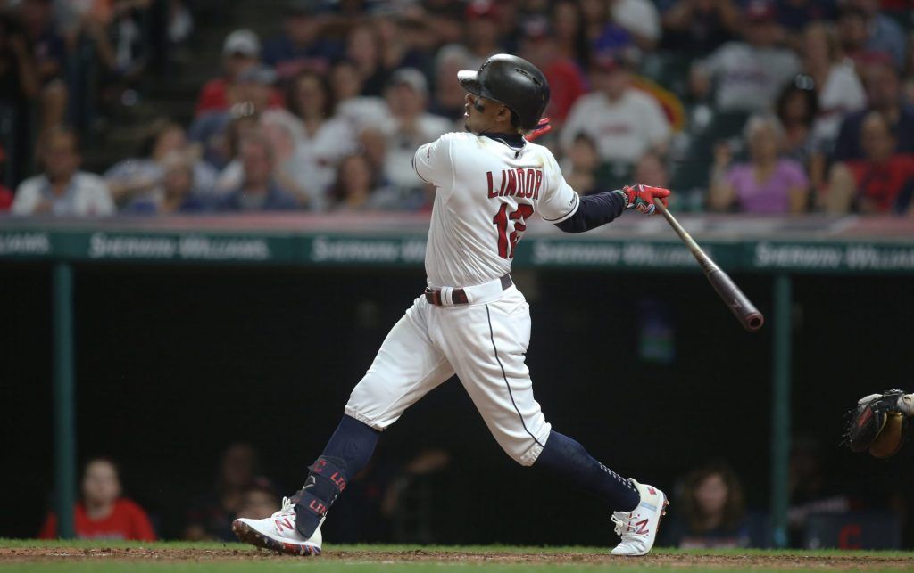 Francisco Lindor swing