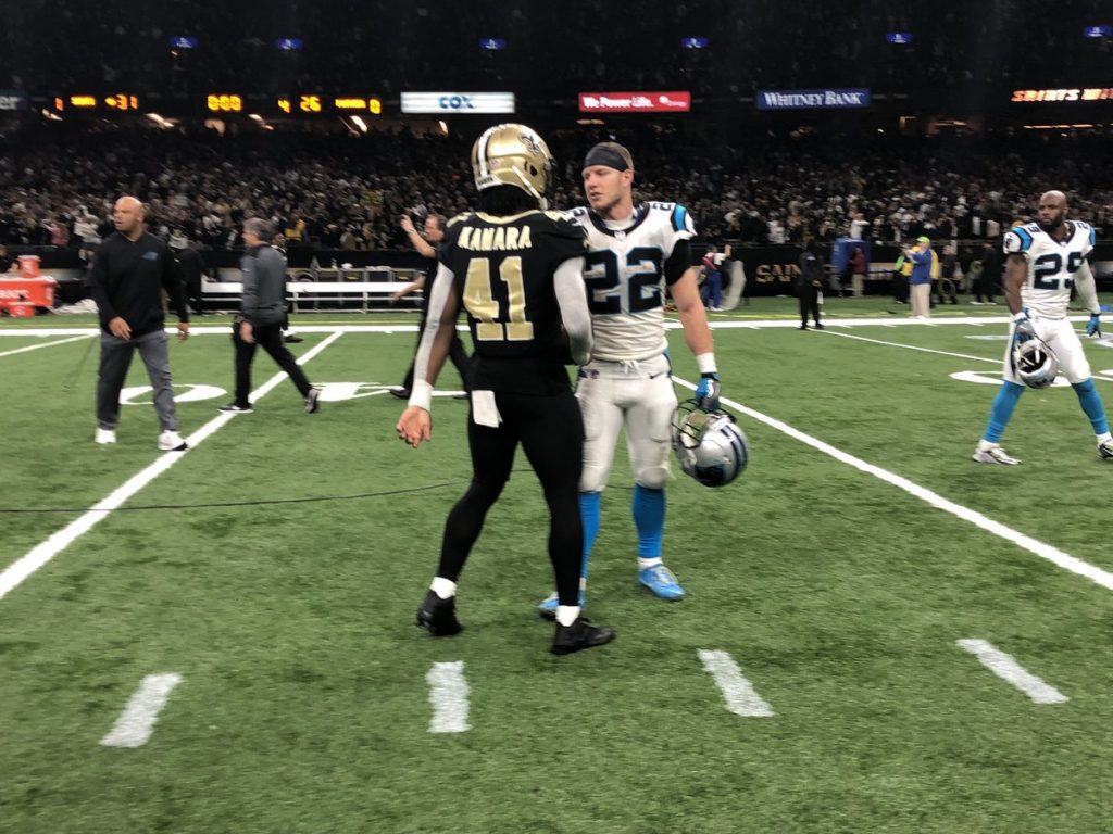 Alvin Kamara and Christian McCaffrey