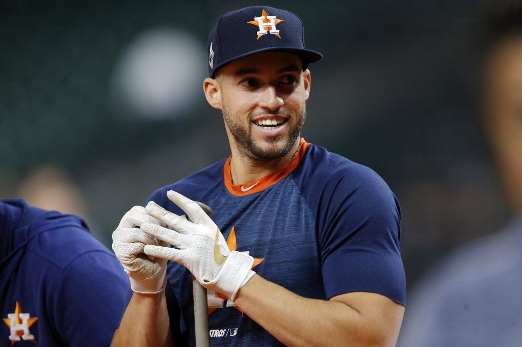 George Springer batting practise