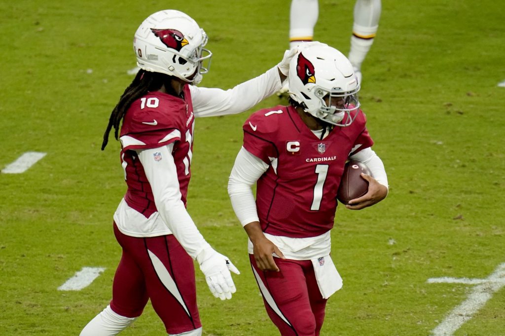 DeAndre Hopkins and Kyler Murray