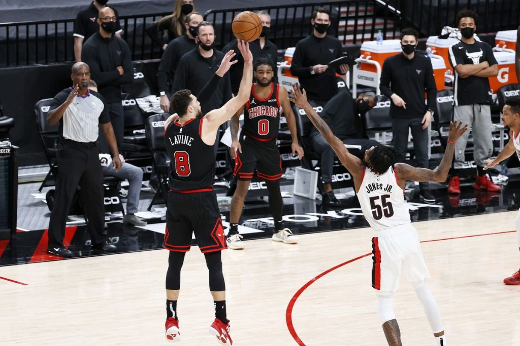 Zach LaVine vs Blazers