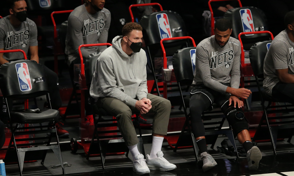 Blake Griffin Nets bench