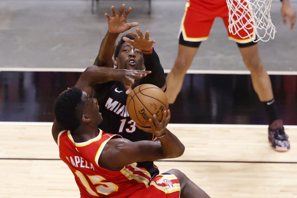 Bam Adebayo challenges Clint Capela