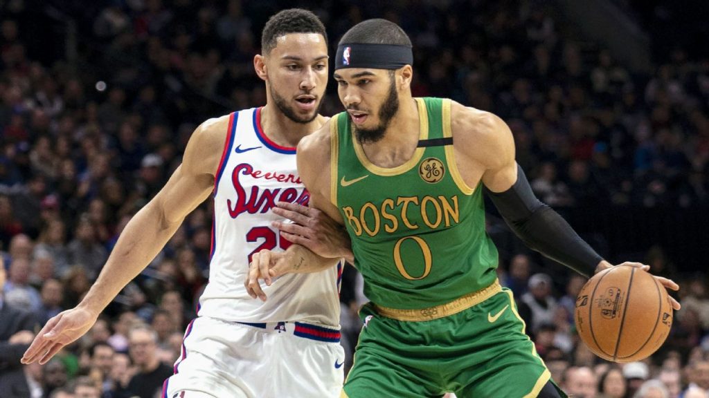 Ben Simmons and Jayson Tatum