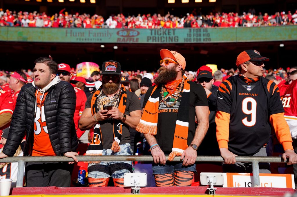 Bengals fans at Arrowhead